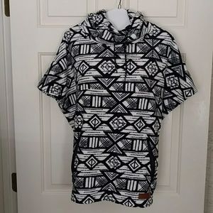 Womens Kavu Shortsleeve/Ski Fleece Pullover, sz S